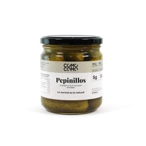 Cogombrets sense sucre amb vinagre de poma ecològic