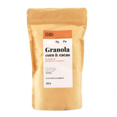 Granola de coco con cacao