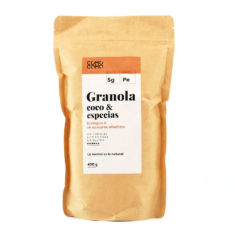 Granola de coco con especias