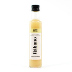 Vinagre de manzana con rábano picante sin pasteurizar