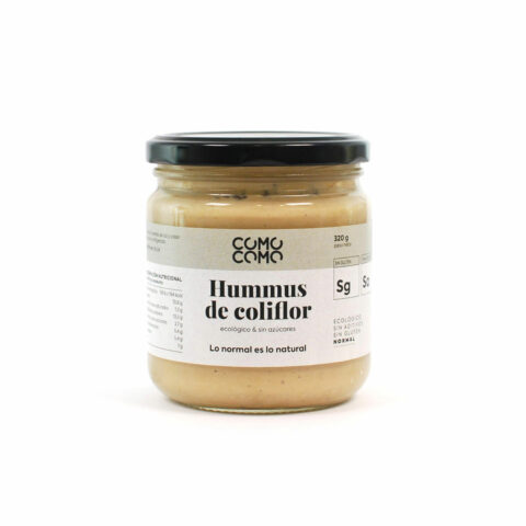 Hummus de coliflor XL ecológico sin garbanzo