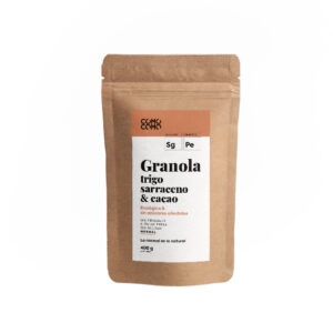 Granola de trigo sarraceno ecológica con cacao