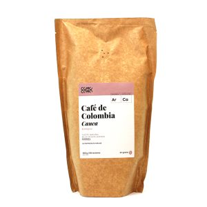 Cafè mono origen amb cafeïna en gra 500g