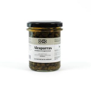 Bote de alcaparras ecológicas al vinagre de Jerez