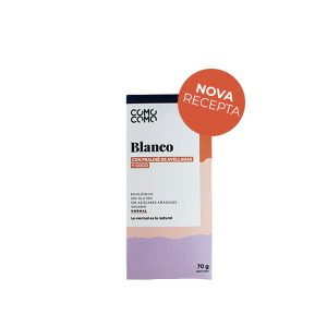 Blanca amb praliné d’avellanes i coco ecològica