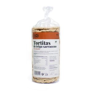 Tortitas de trigo sarraceno y cebolla ecológicas