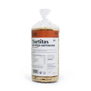 Tortitas de trigo sarraceno y romero ecológicas