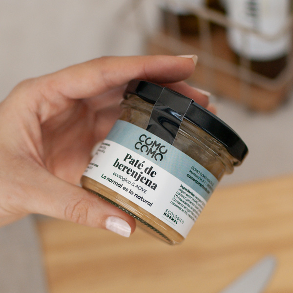 Paté de berenjena ecológico
