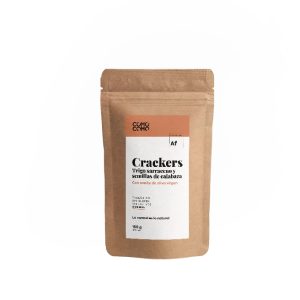 Crackers de trigo sarraceno con semillas de calabaza